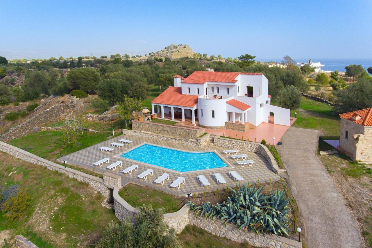 Villa Krokali Lindos Luaran gambar