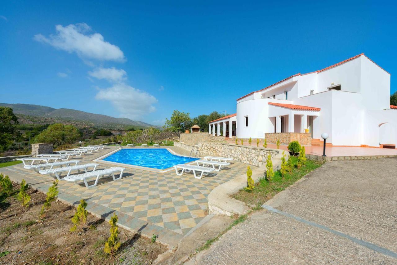 Villa Krokali Lindos Luaran gambar